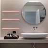Youyole 3 Pack Pink Floating Shelves for Wall 16 Inch