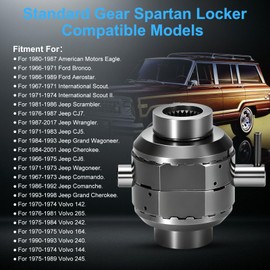 SLD3027 Front Differential Locker for Dana 30 Differential (27 Spline) Fits for 1966-2017 Jeep/Ford/International/AMC Vehicles