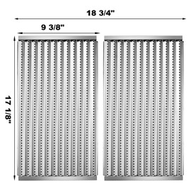 G362-2100-W1 Grill Emitter Plates Replacement Parts for Charbroil Commercial Signature 2 Burner Grill Emitters 463642316 463644220 466642316 463675016 463632520 Stainless Steel Emitter Plate