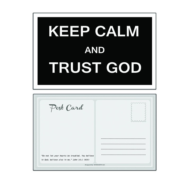Christian Inspirational Bible Verses Postcards - How Great is Our