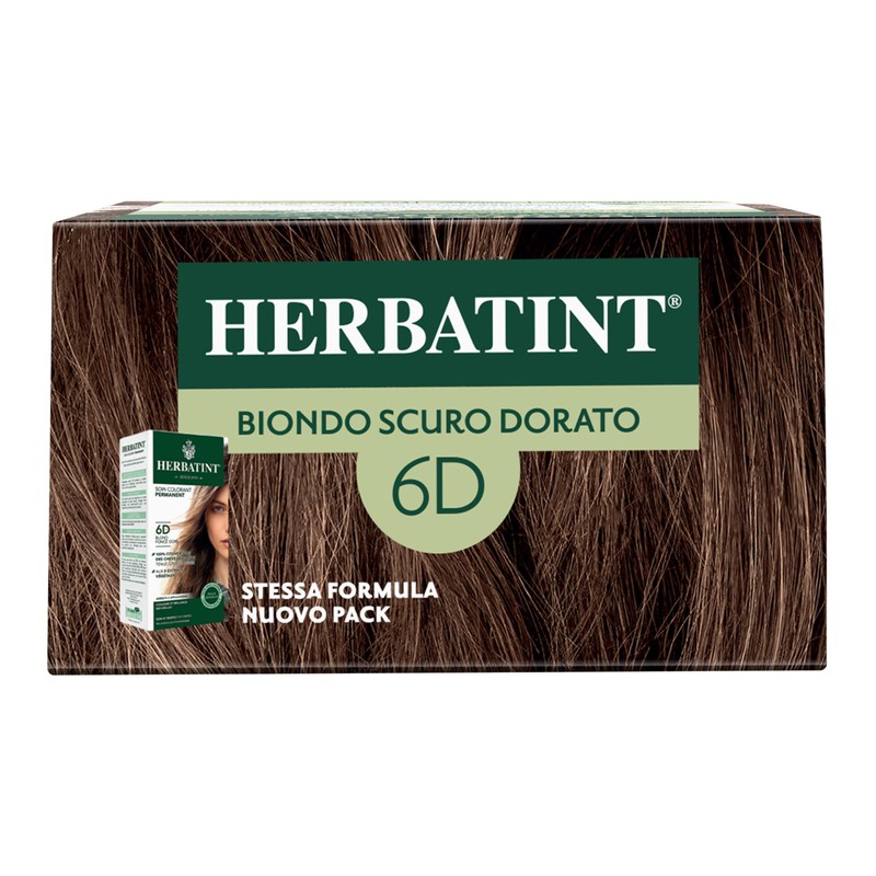 Herbatint Permanent Hair Colour 6D Dark Blonde Golden Blonde -
