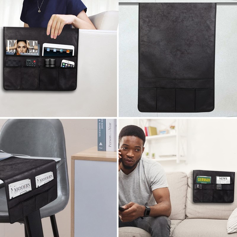 HAOMAIJIA Anti Slip Sofa Armrest Organizer Arm Chair Bedside Caddy