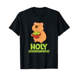 Holy Quokkamole Cute Quokka Eating Guacamole Quokka T-Shirt