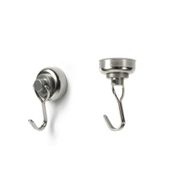 Trendform Stainless Steel Magnetic Hook Rotatable (Pack of 2) 3.5 x 15.5 x 3 cm