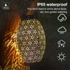 Görvitor Outdoor Solar Lantern - Metal Hanging Solar Lantern -