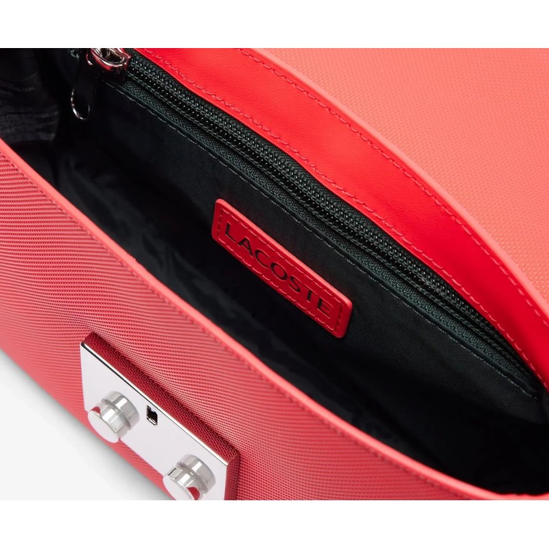 Lacoste Crossover Bag in Grenadine, Adjustable Shoulder Strap