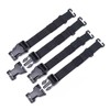 CHIVOLONA 4 Pack Molle Attachments,Tactical Military Binding Retainer,Backpack Straps,Webbing Retainer
