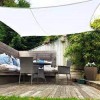 MyXOHome 10' X 10' Heavy Duty White Sunshade / Shade