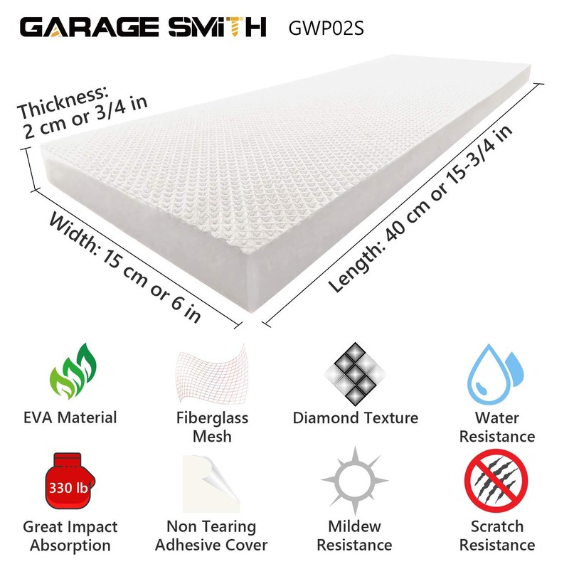 AMPULLA GWP02S Garage Wall Protector Car Door Protectors, Designed in