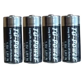 4 Piece E90 LR1 N Size MN9100 1.5 Volt Alkaline Batteries