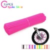 72 PCS Universal Spoke Skins Motorcycle Dirt Bikes Colorful Protective