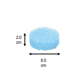 Mamei AZ-135 Handy Sink Sponge Spare, Approx. 2.6 x 2.6 x 0.8 inches (6.5 x 6.5 x 2 cm), Set of 4, Can Be Used Inside Out, Replacement, Easy to Replace, Washable with Just Water, Made in Japan