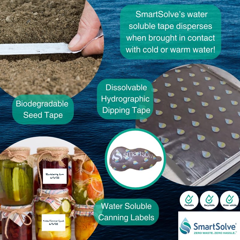 SmartSolve Water-Soluble Tape | 2” x 60 Yards | Dissolves