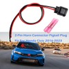 2-Pin Horn Connector Pigtail Plug Compatible with Honda Civic 2016-2023