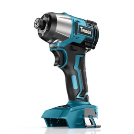 TIHOOK Akkuschrauber für Makita 18V, 200Nm Bürstenloser Schlagbohrschrauber, 1/4" Bohrschrauber mit LED Licht, 2 Drehzahlen Schraubendreher für Möbelmontage, Heimwerken, KFZ-Reparatur (Ohne Akku)