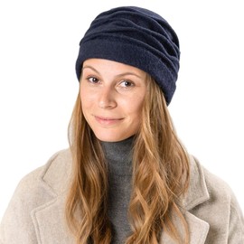 McBURN Kamita Walk Hat Winter Hat Women's Hat – Made in Italy Walking Hat Winter Autumn Winter, blue