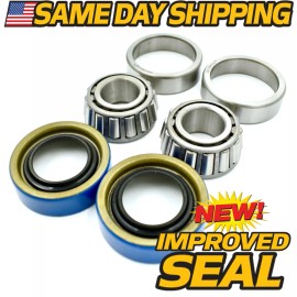 For EZ-GO, EZGO, EZ GO Wheel Bearing Rebuild Kit Fits EZGO (1989-1994) Marathon PTV 3 Wheel w/ SEALS