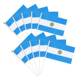 tibijoy 50 Pack Ireland Irish Flags Small Mini Hand Held Ireland Irish Flags on Stick Flags, Miniature National Country Flags,Party Decorations Supplies for Parades,International Festival