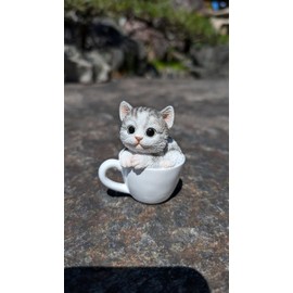 Teacup Dog Cat Series (Sabatra White Cat)
