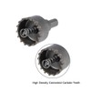 sourcing map 32mm Carbide Hole Cutter, Hole Saws for Stainless