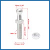 A ABSOPRO 2 Set 10mm M8x25mm Car Gas Strut Ball