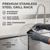 2PCS Small Cooling Rack 4.7Inch Round Stainless Steel Wire Rack,