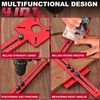 MorningRo 4 in 1 Router Milling Groove Bracket Aluminum Alloy