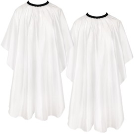 FEBSNOW Professional Hair Cutting Cape, 2 Pcs Hairdressing Barber Salon Cape with Closure Snap for Styling Coloring Hair Hair Cutting Cape Accessories