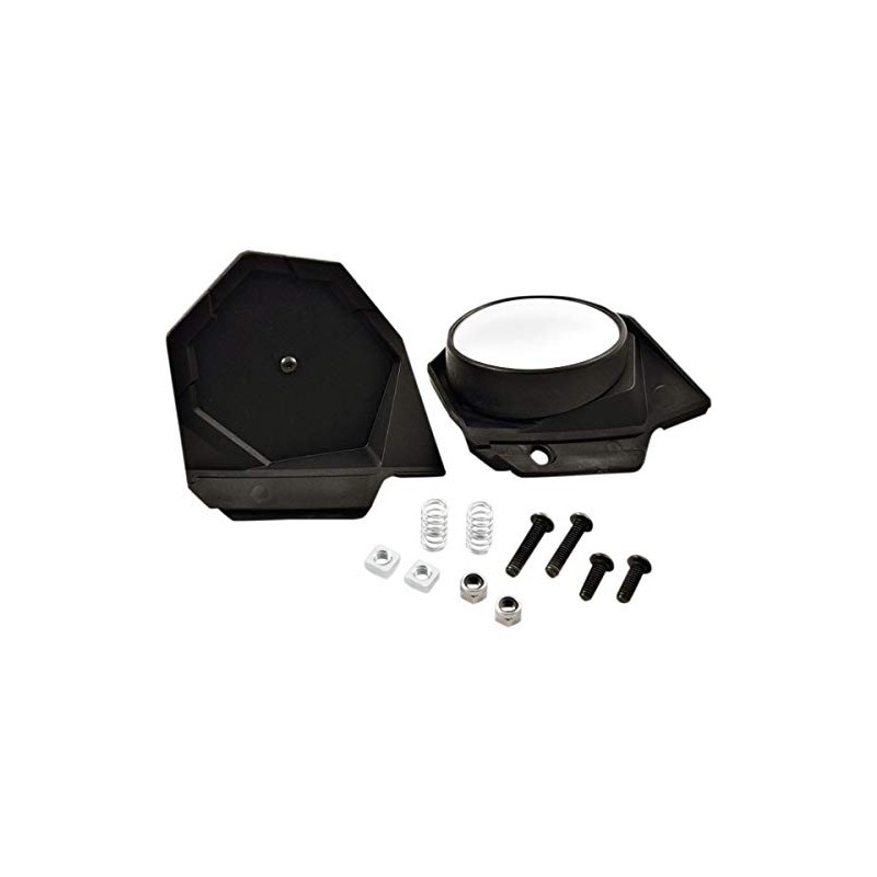 PowerMadd 34455 Black Sentinel Handguard Mirror Kit (Fixed/Fold In)