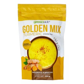 Greenside Golden Mix Turmeric con Miel y Coco 200g – Sabor Cúrcuma.