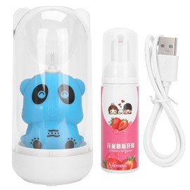 Children U shaped Sonic Toothbrush Waterproof Portable Cartoon Cute Electric Toothbrush(Blue )