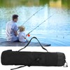 MultiPurpose Fishing Bag Adjustable Folding Fishing Rod Pole Reel Lures