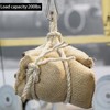 50PCS M5 Spring Snap Hook Carabiner, Heavy Duty Galvanized Steel
