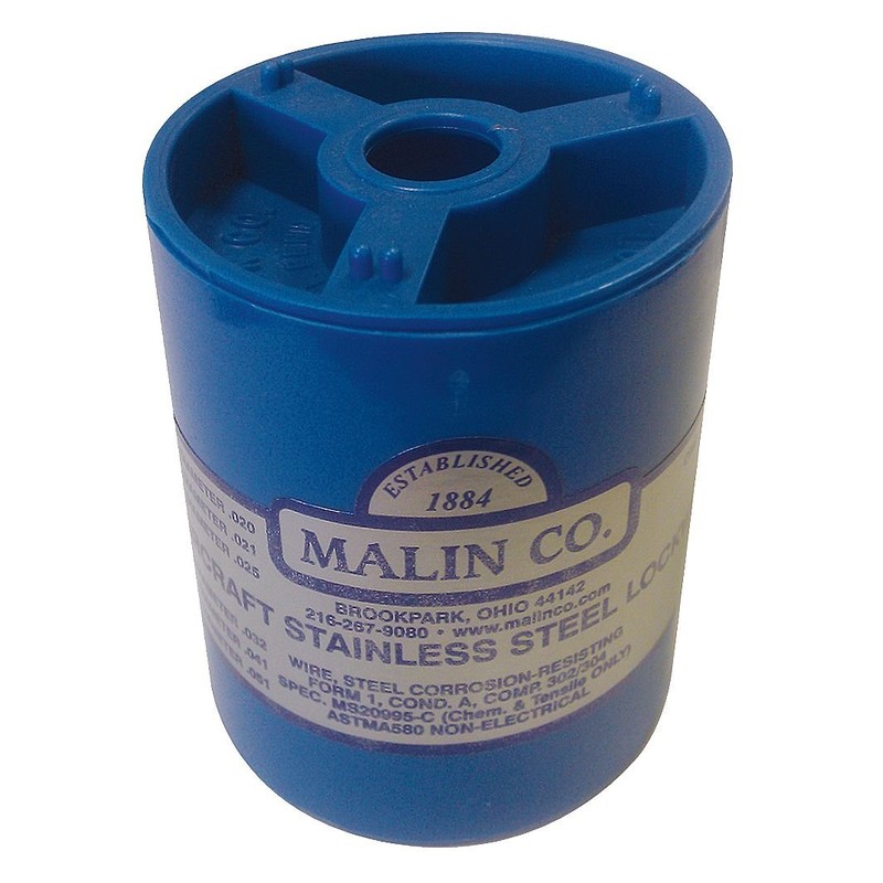 Malin Stainless Steel Lockwire, 0.032 In., 364 ft., 1 lb.