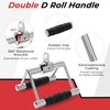 GYMAX Home Gym Accessories, Cable Machine Attachment Set with Snap