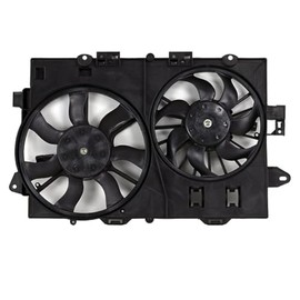 For Chevy Equinox 2006 2007 2008 Radiator Air Conditioning Fan Assembly Driver Side | 3.6L | 1st Design | Replacement For GM3115226 | 19130470, 19130233