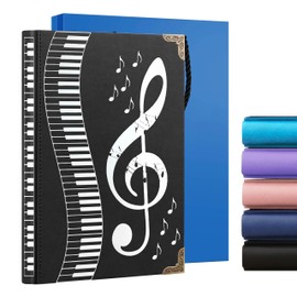 A5 Black Piano Gift for Women Men Faux Leather Vintage Notebook Music Teacher Appreciation Gifts Music Lovers Gift,200 Pages 100 Gsm Thick Ruled Paper,Piano Lovers Gifts for Piano Players Teachers Student (Piano Black)