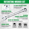 SK Ratcheting Wrench Set, Combination Wrench Set, 13-Piece, SAE 1/4"