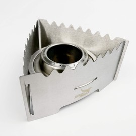 Goshawk Stainless Steel Alcohol Stove Triangle Windshield Bracket Hiking Camping Ultralight Backpacking