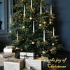 JOIONE Christmas Tree Candles with Remote Timer, 12 Pack Flameless