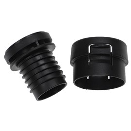 vhbw 2-teiliges Reparatur-Set Staubsauger-Schlauch kompatibel mit Miele SEAE1, SEAG0, SEAJ0 Staubsauger - Schlauch-Instandhaltung, Schwarz