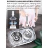 Michao Spin Mop Bucket Deluxe 360 Spinning Floor Cleaning System
