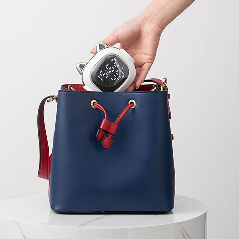 Intelligent Mini Alarm Clock with Bluetooth Speaker Night Light Cute