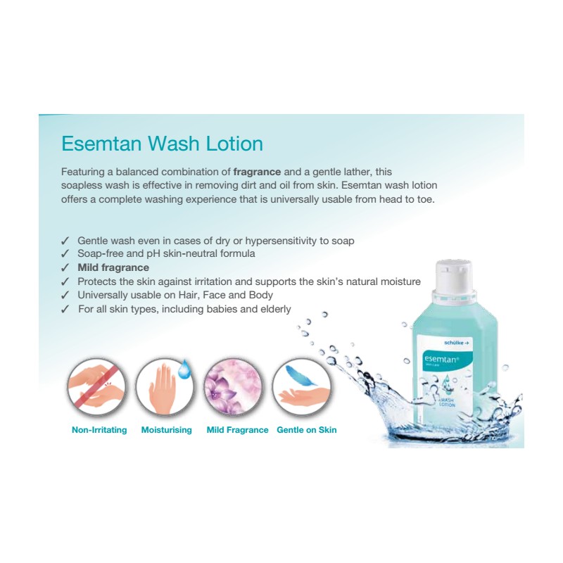 Schulke 1LITRE SCHULKE ESEMTAN WASH LOTION