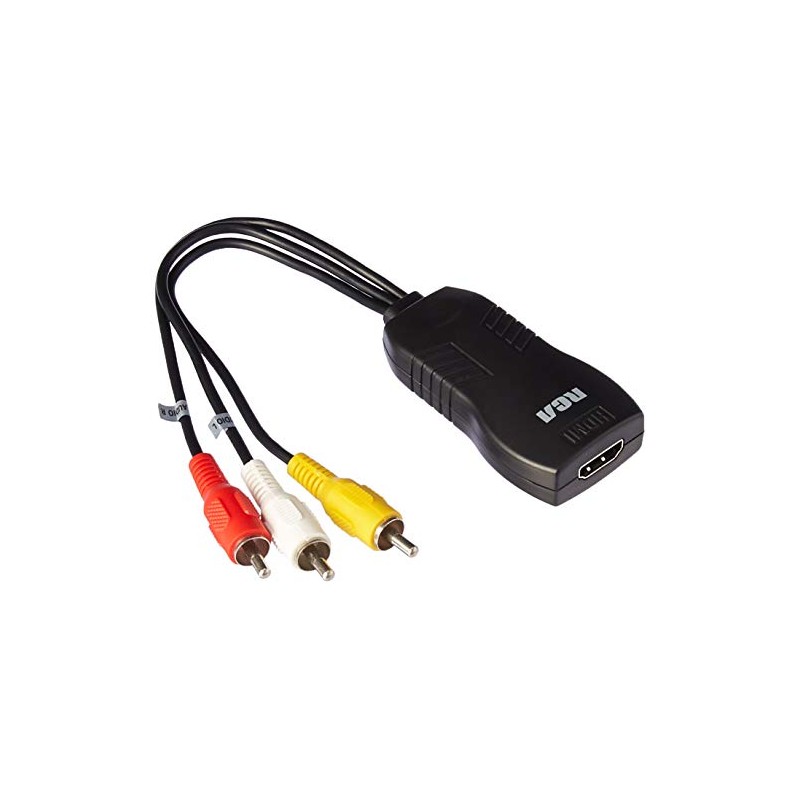 RCA RCA Composite Adapter, Black 7.60" x 4.90" x 1.00"