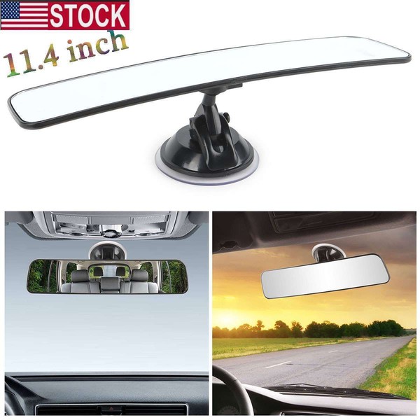 Rear View Mirror Interior Black Wide Angle Mirror For Car