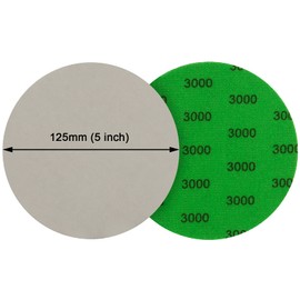 25PCS 125mm Sanding Discs, JatilEr Grit 3000/4000/5000/7000/10000 Round Wet Dry Sanding Disc Hook and Loop Flocking Orbital Sanding Pad Set in Sanding and Polishing for Electric Grinder Accessory