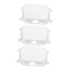 BIUDECO 3pcs TPU Watch Case Compatible Lightweight Protective Shell Transparent
