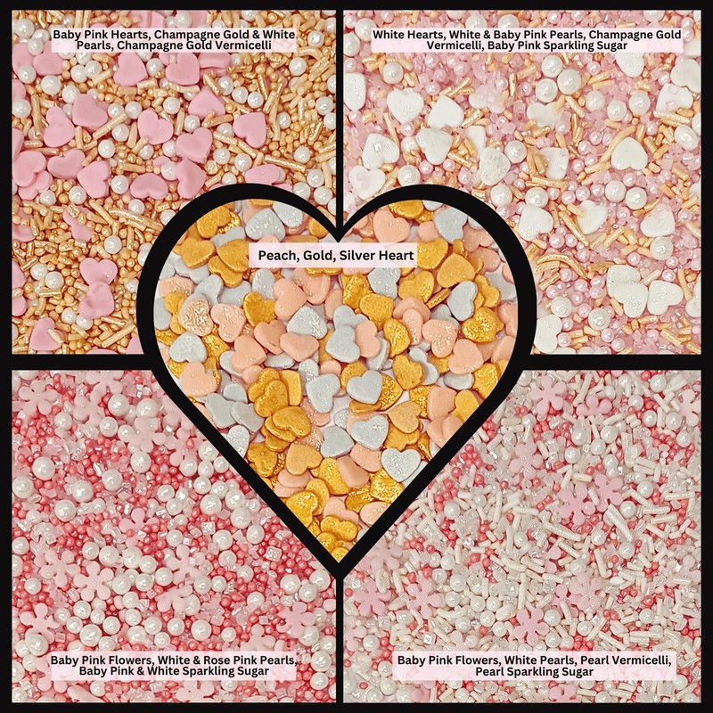 Confect Valentines Sprinkles - 100 grams (VAL-18)