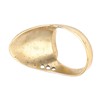 Brass Archery Thumb Ring Portable Finger Protector with Anti Lost